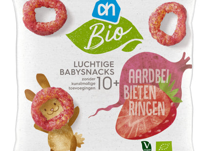 Biologisch Luchtige babysnacks aardbei bieten 10m+