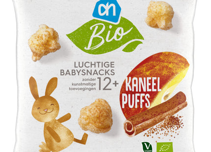 Biologisch Luchtige babysnacks kaneel puffs 12m+