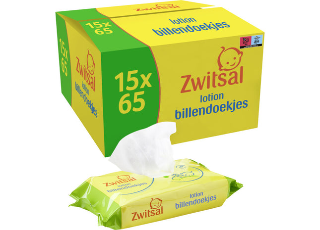 Zwitsal Lotion Babytücher im Vorteilspack