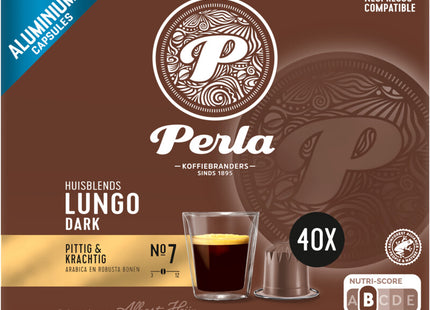 Perla Huisblends Lungo dark capsules