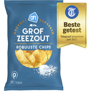 Robuuste chips grof zeezout