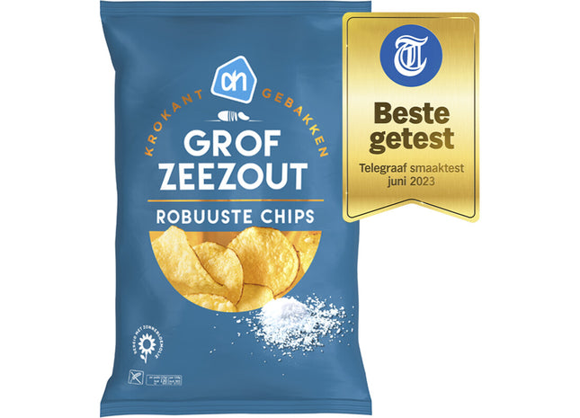 Robuuste chips grof zeezout