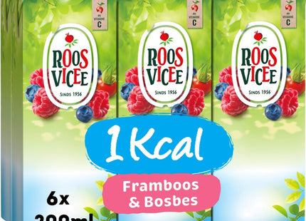 Roosvicee 1 kcal framboos & bosbes 6-pack