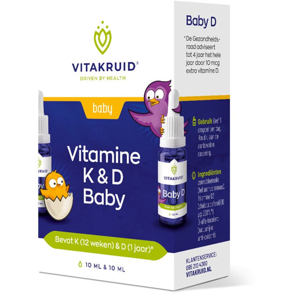Vitakruid Vitamine K & D baby