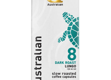 Australian Dark roast lungo capsules