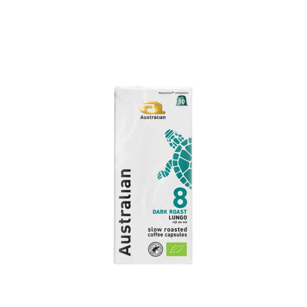 Australian dark roast lungo capsules