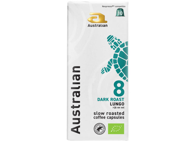 Australian Dark roast lungo capsules