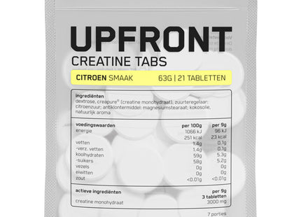 Upfront Creatine tabs citroen