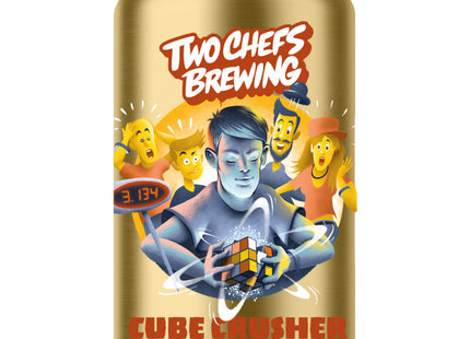 Two Chefs Brewing Cube crusher East Coast IPA