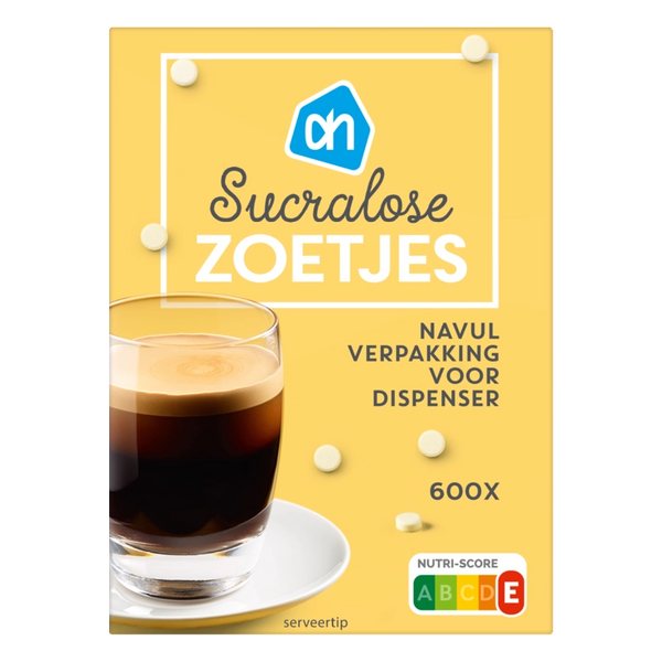 Sucralose sweeteners refill