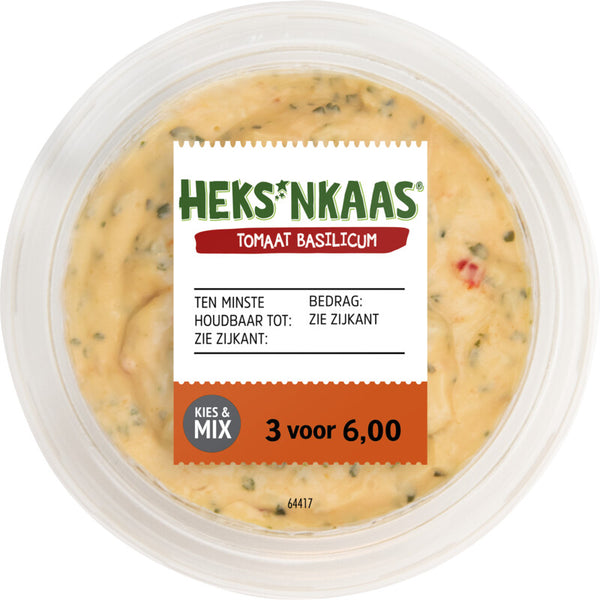 Heks'nkaas Tomaat basilicum