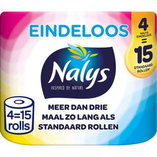 Nalys Endless Toilettenpapier 2-lagig 4=15 Rolle