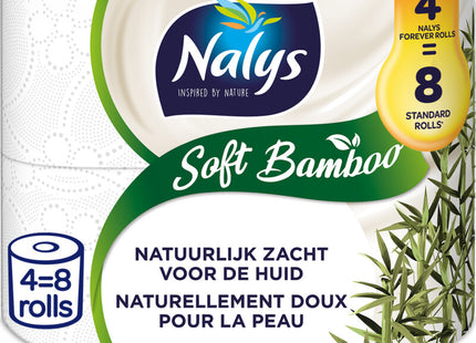 Nalys Soft bamboo 4=8 roll