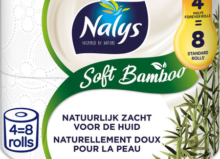 Nalys Soft bamboo 4=8 rol  Dutchshopper