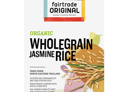 Fairtrade Original Organic wholegrain jasmine rice