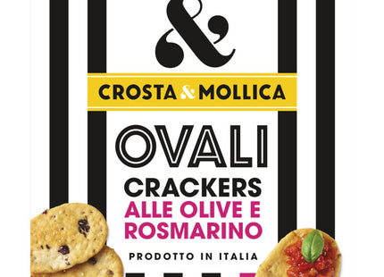 Crosta & Mollica Ovali crackers olijf & rozemarijn