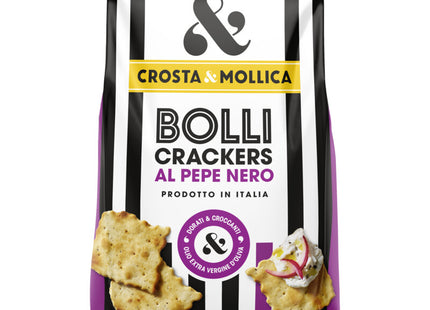 Crosta & Mollica Bolli crackers zwarte peper