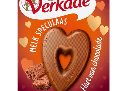 Verkade Hart van chocolade melk speculaas