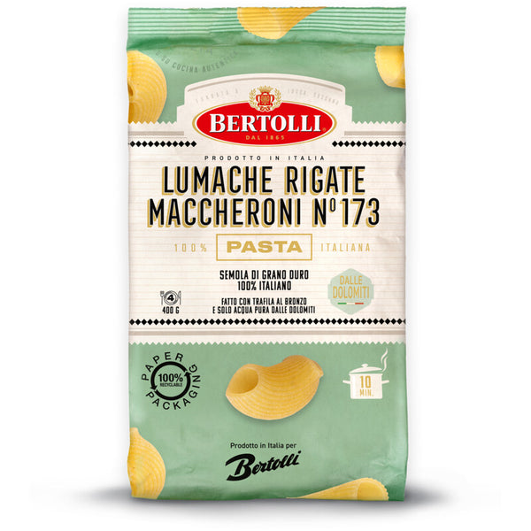 Bertolli Pasta lumache rigate maccheroni no 173