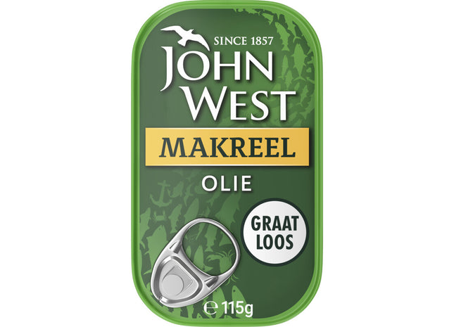 John West Makreel olie