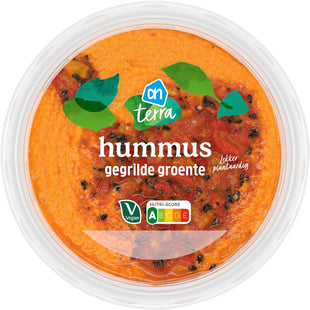 Terra Plantaardige hummus gegrilde groente