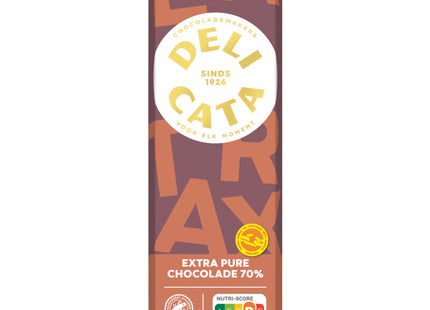 Delicata Reep extra pure chocolade 70%