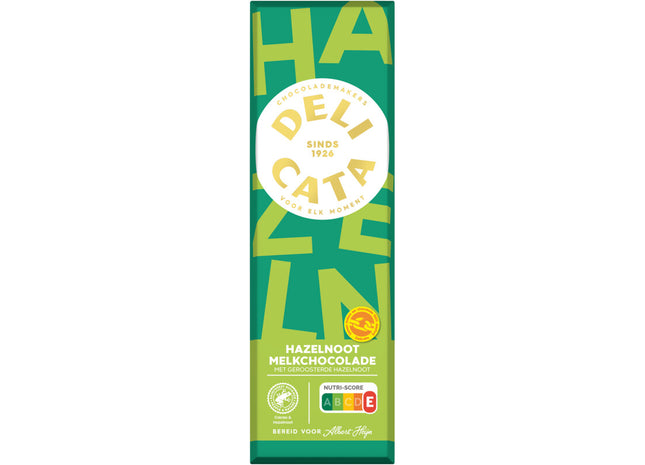 Delicata Reep melkchocolade hazelnoot
