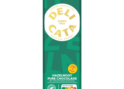 Delicata Bar of dark chocolate hazelnut