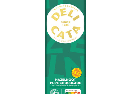 Delicata Reep pure chocolade hazelnoot
