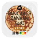 Banana spelt pancakes