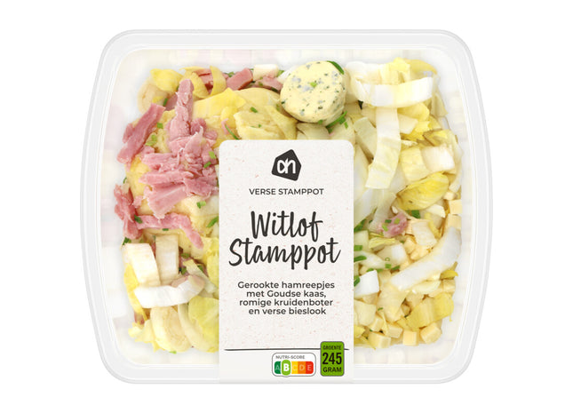 Verse stamppot witlof ham kaas