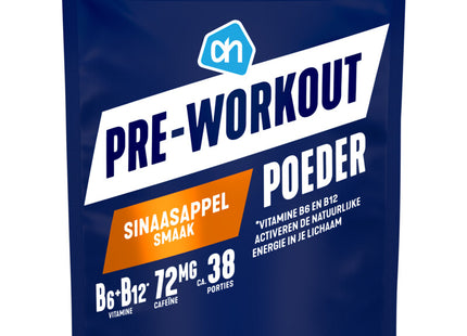 Pre-workout poeder sinaasappel smaak