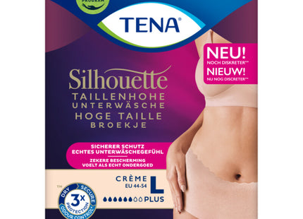 Tena Silhouette plus high waist crème L
