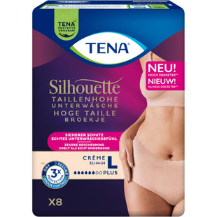 Tena Silhouette plus high waist crème L