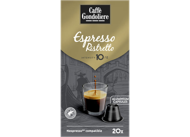 Caffé Gondoliere Espresso ristretto capsules