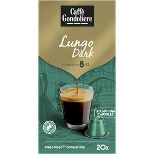 Caffé Gondoliere Lungo dark capsules