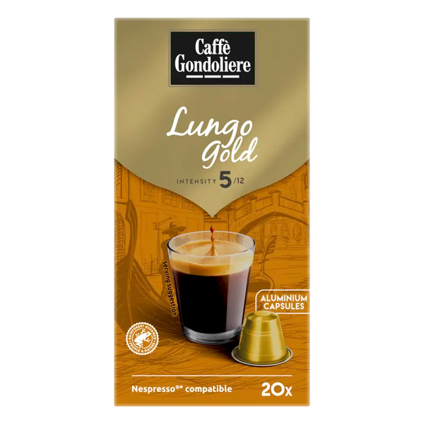 Caffé Gondoliere Lungo Gold capsules