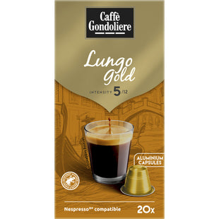Caffé Gondoliere Lungo gold capsules