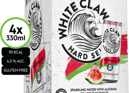 White claw Hard seltzer watermelon 4-pack