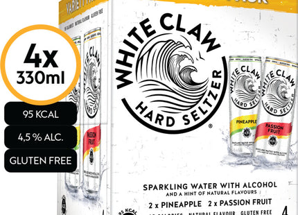 White claw Hard seltzer passion fruit variety pack