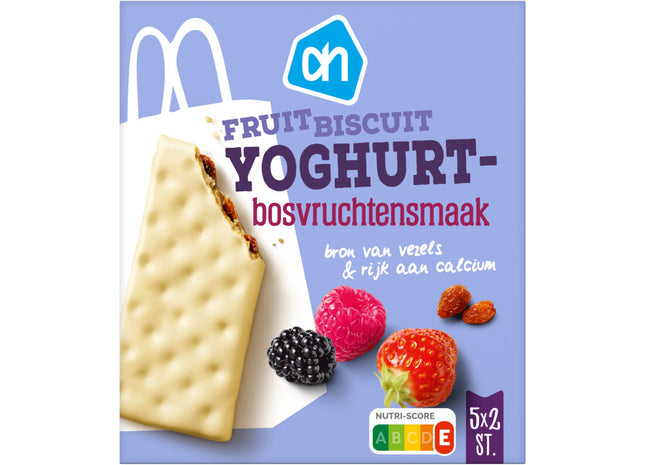 Fruitbiscuit yoghurt bosvruchtensmaak