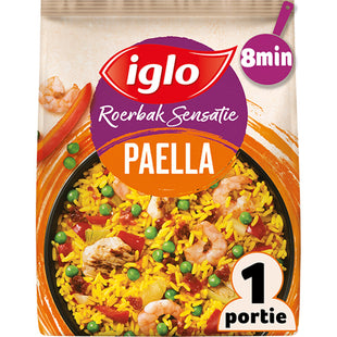 Iglo Stir Fry Sensation Paella Hähnchenfiletgarnelen