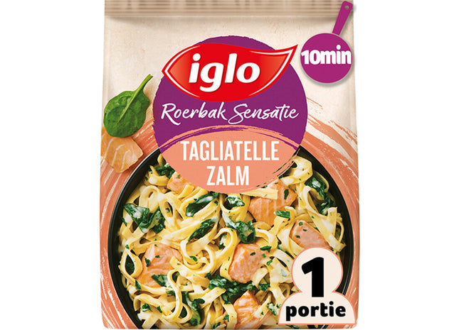 Iglo Roerbaksensatie tagliatelle met zalm  Dutchshopper