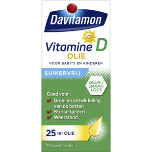Davitamon Vitamine d olie voor baby's en kinderen