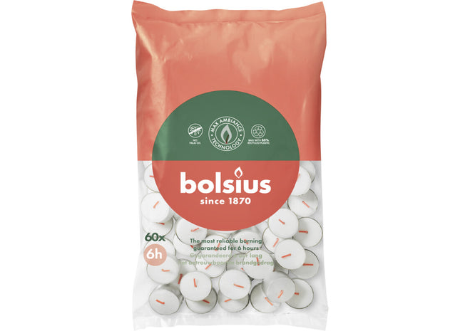Bolsius Theelicht 6 uurs