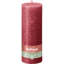 Bolsius Rustic candle 19cm red