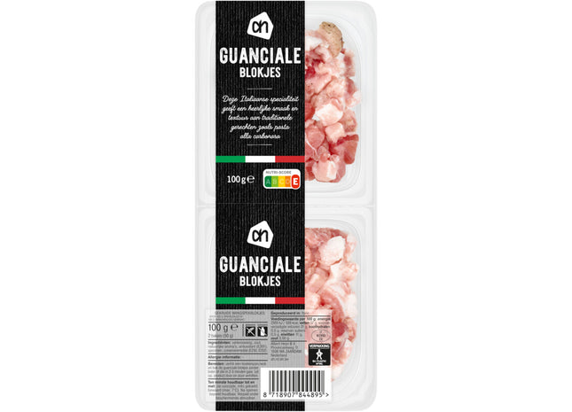 Guanciale blokjes