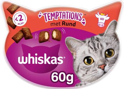 Whiskas Temptations beef cat snacks