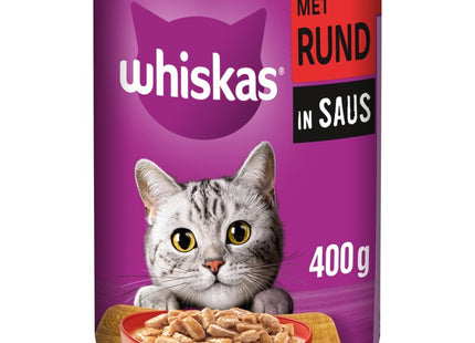 Whiskas With beef and sauce