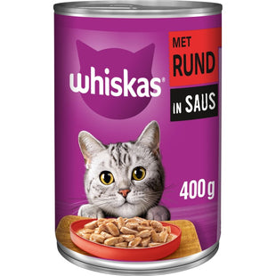 Whiskas Met rund en saus